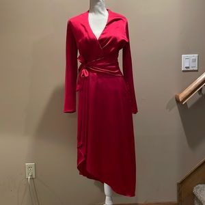 Equipment Adisha Asymmetrical MIDI dress sz 2